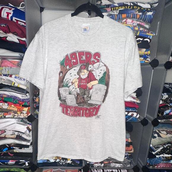 1990 San Francisco 49ers Territory Shirt - Large 22x28 - Picture 1 of 7